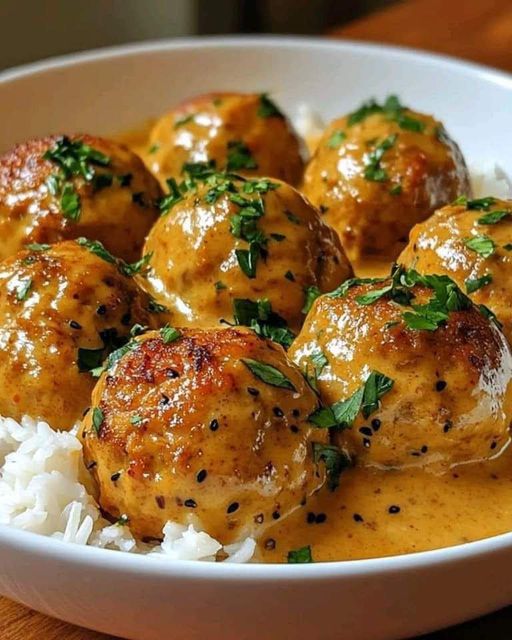 Hähnchenfleischbällchen in Kokos-Curry!! – Leckere Rezepte